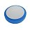 Полировальный поролоновый круг 150 mm 30 mm среднежесткий синий BLUE 150.30.EH.WHI